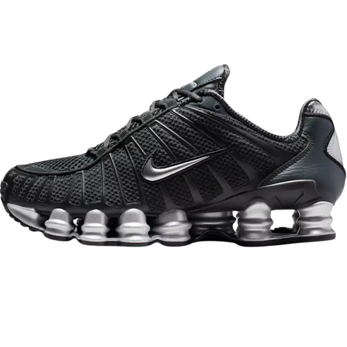 Nike shoes - Nike Shox TL - Shox - Black/Metallic Hematite/Max Orange/Black 35