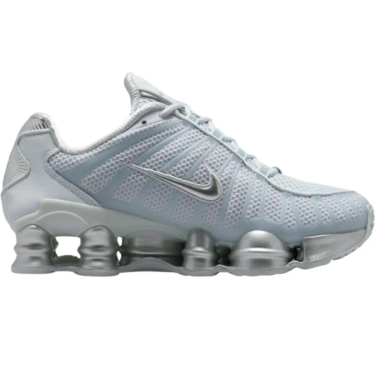 Shox TL Women Sneaker Shoe Size 6-11 Colors Athletic Casual Pure Platinum/Metallic Silver by Nike