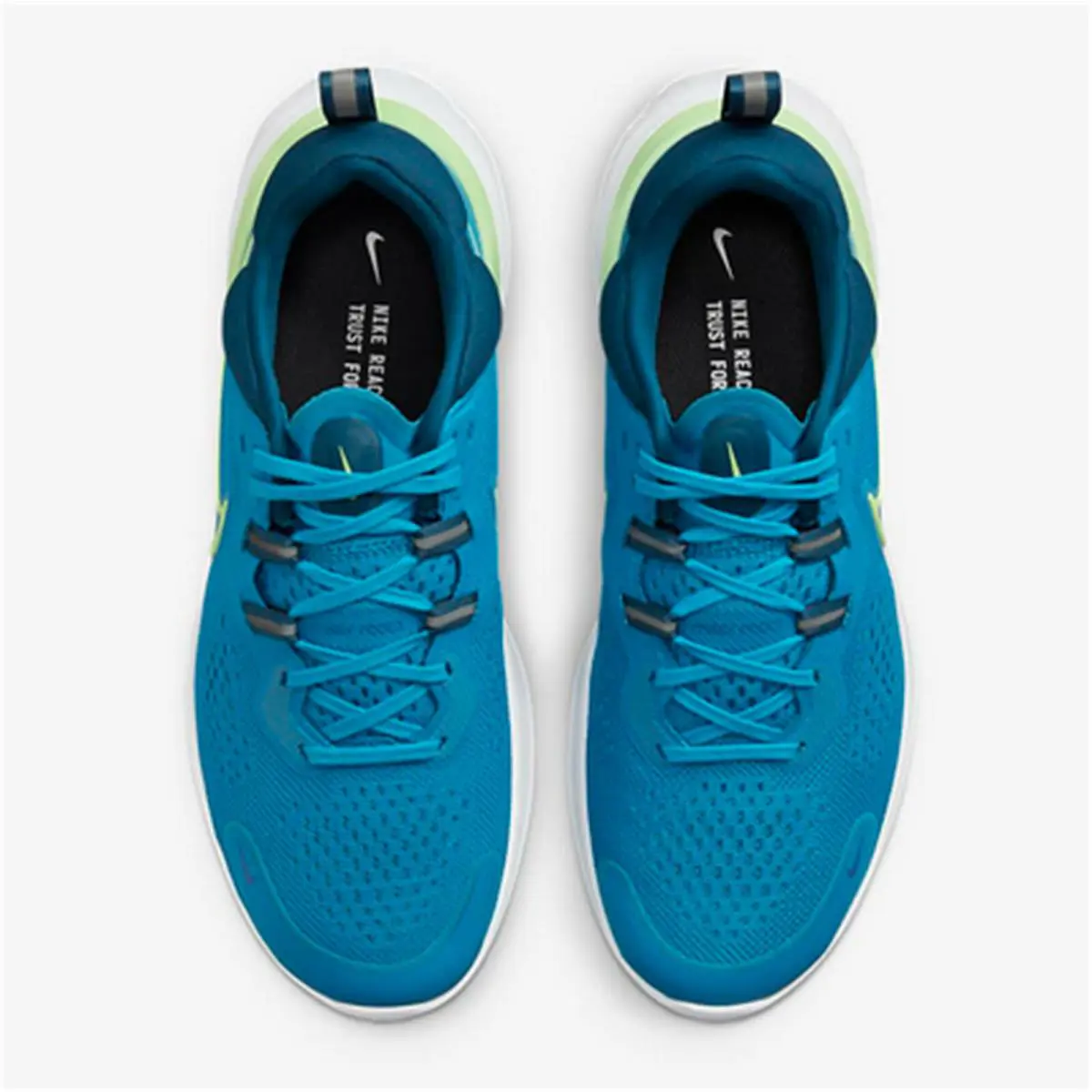 Nike shoes - Nike React Miler - React Miler - CW7121-402 - IMPERIAL BLUE / LIME GLOW, Manufacturer: IMPERIAL BLUE / LIME GLOW 3