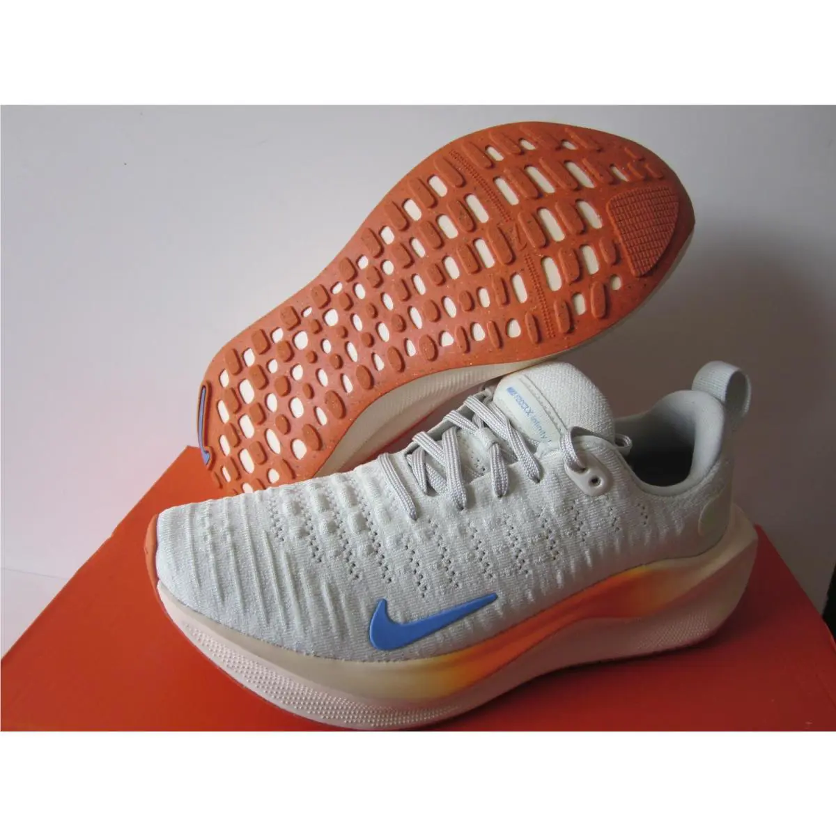 Nike shoes - Nike React Infinity - React Infinity - Sea Glass/Polar/Safety Orange 0