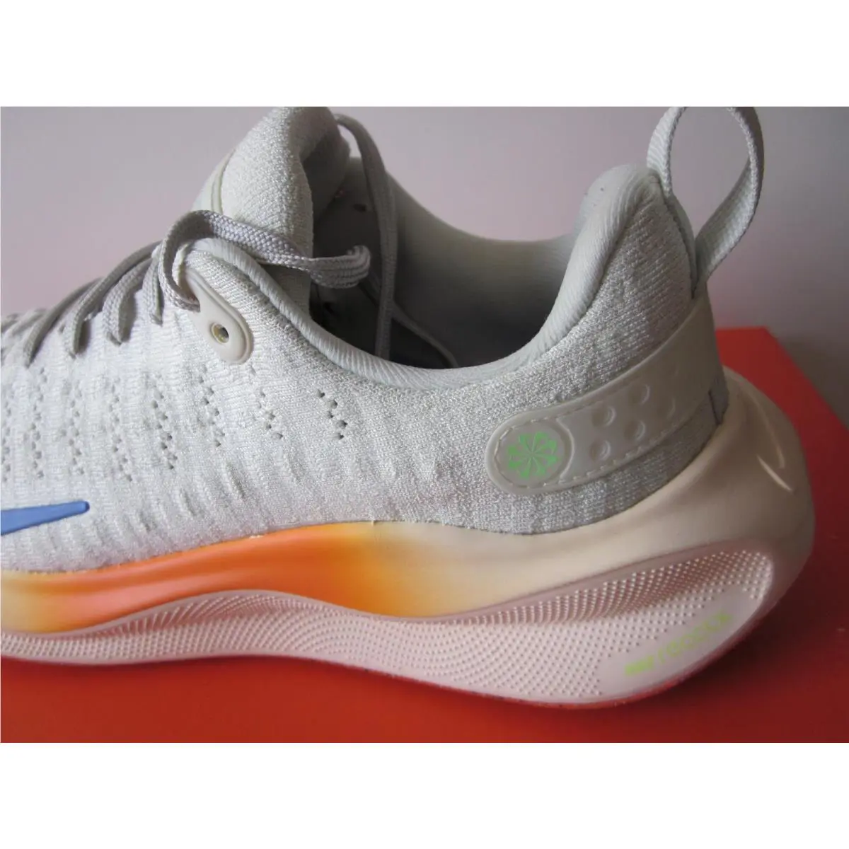 Nike shoes - Nike React Infinity - React Infinity - Sea Glass/Polar/Safety Orange 2