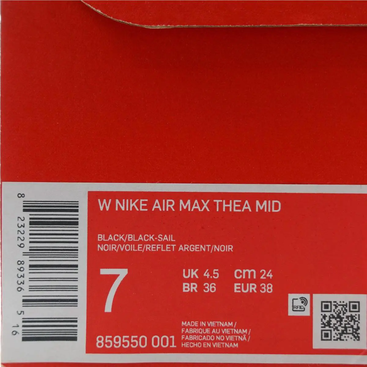 Nike shoes - Nike Air Max Thea - Air Max Thea - 859550-001 - Black, White 3