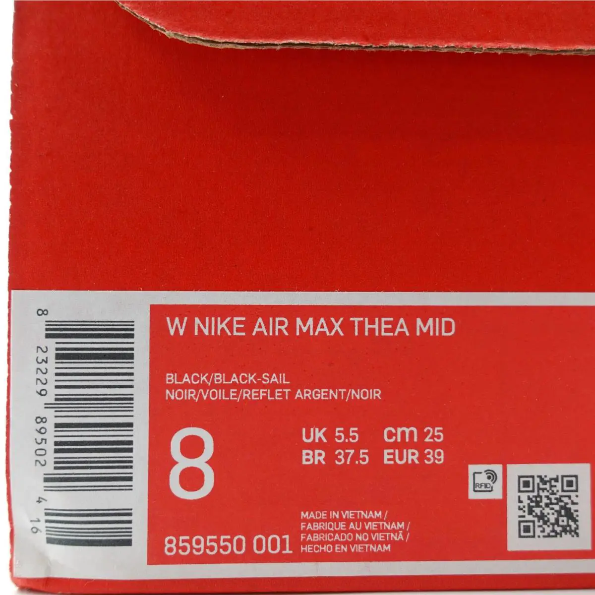 Nike shoes - Nike Air Max Thea - Air Max Thea - 859550-001 - Black, White 1