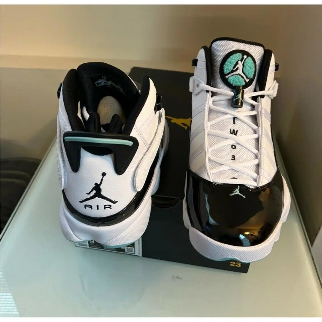 Nike shoes - Jordan 6 Rings - Rings - 322992-115 - White, Manufacturer: White/White-Tropical Twist 1