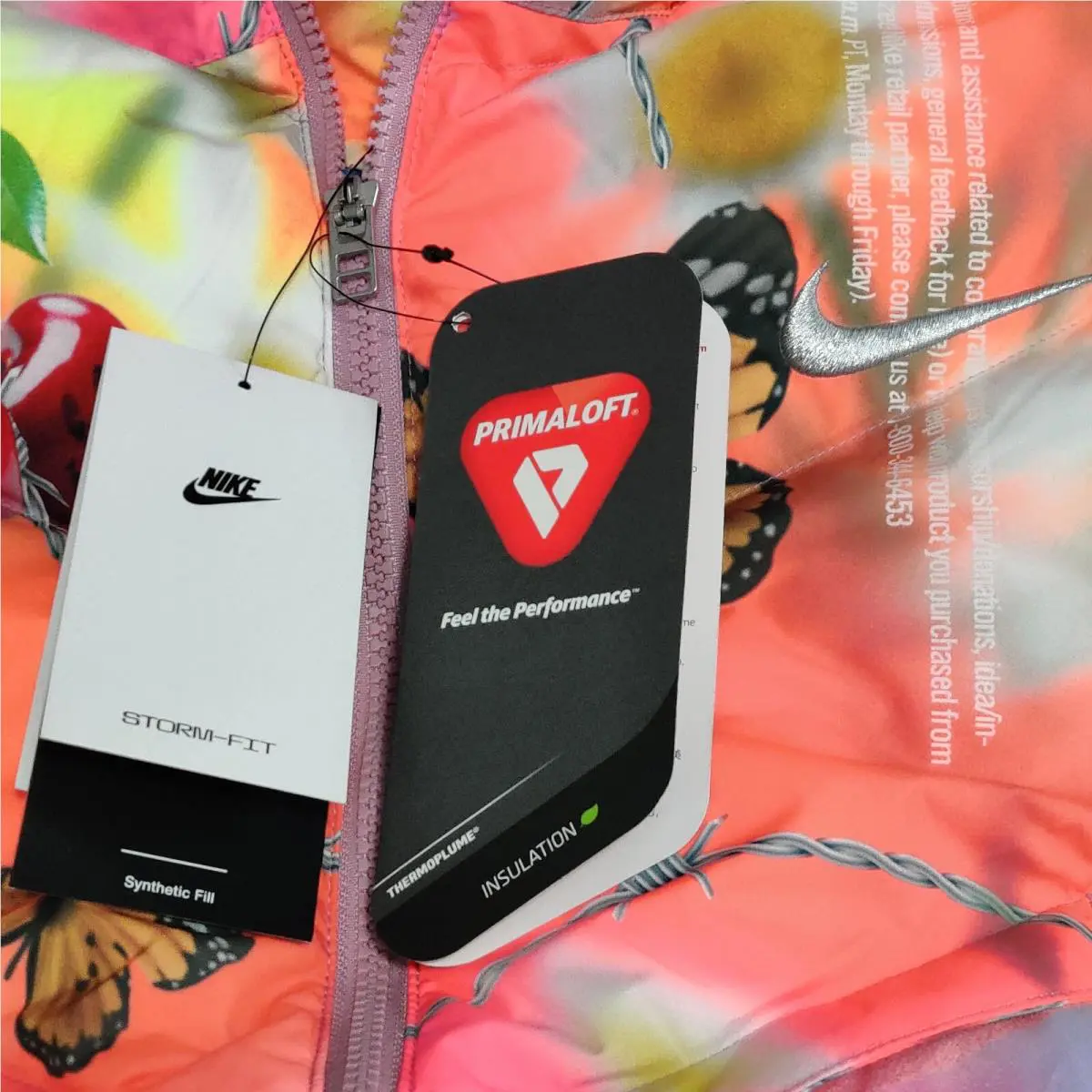 Nike clothing - Nike Sportswear Storm-FIT Windrunner Primaloft Jacket - DZ3048499 - White/Light Smoke Grey/Black 2