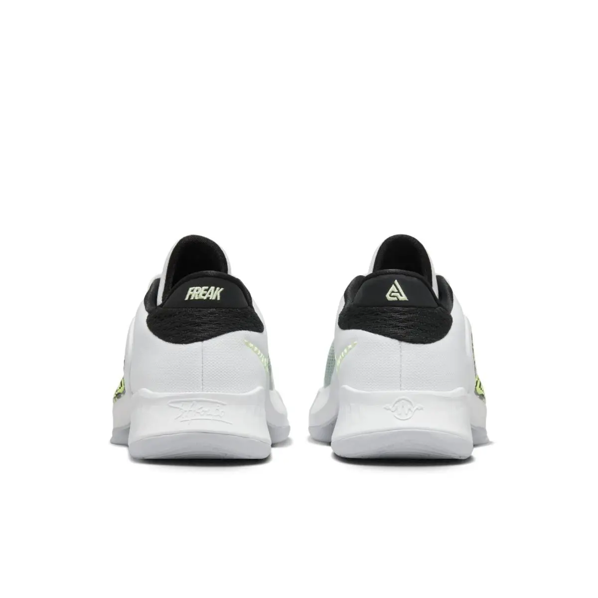 Nike shoes  - White/Black/Barely Volt 4