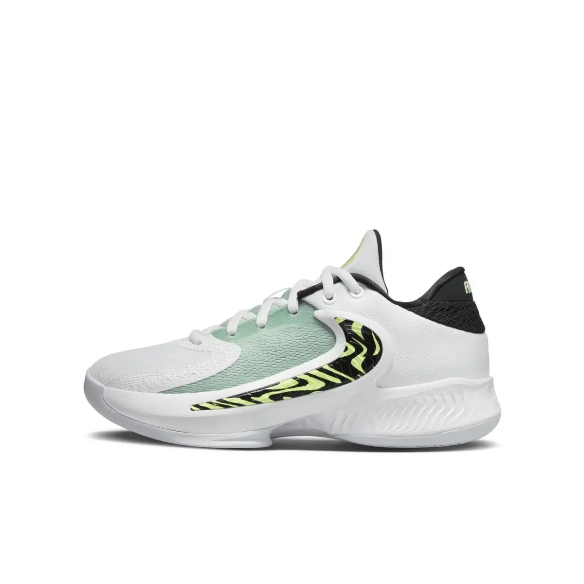 Nike shoes - White/Black/Barely Volt 5