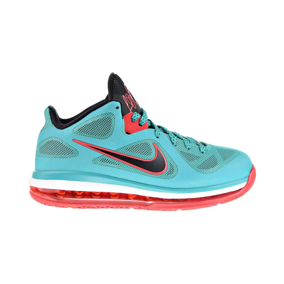 Nike Lebron 9 Low Reverse Liverpool Men`s Shoes Green-black DQ6400-300 - New Green-Black-Action Red-White