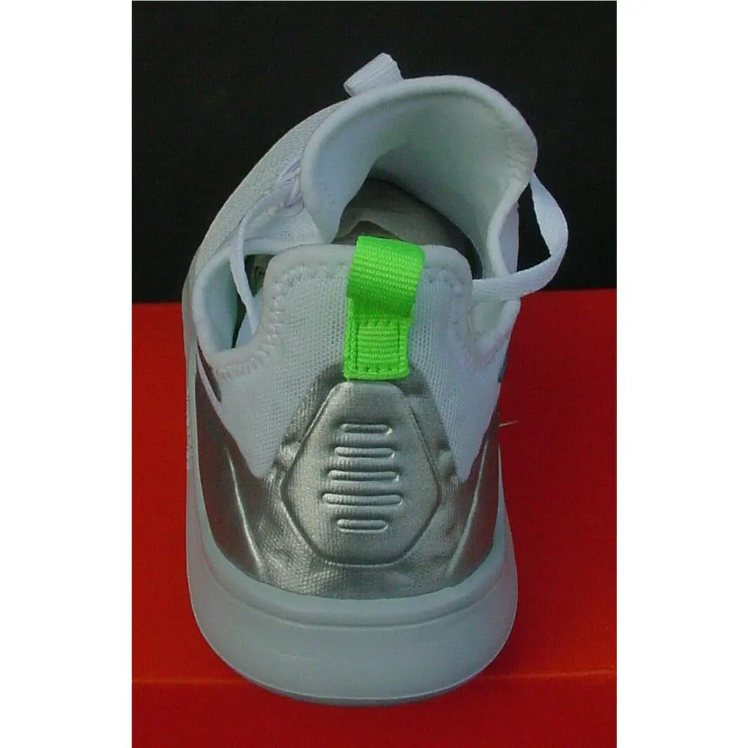 Nike shoes - Free TR 8 - Free - 942888-103 - White/White/Silver Metallic/Pop Lime Green 7