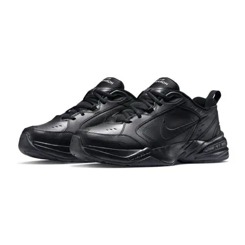 Men Nike Men`s Air Monarch IV Training Shoes Extra Wide/4E - Black