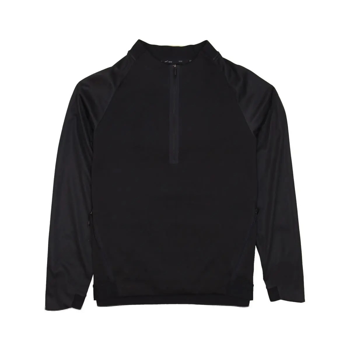Nike Therma Sphere Mens Black Dri-fit Bomber Jacket - Black, Detailed: Black