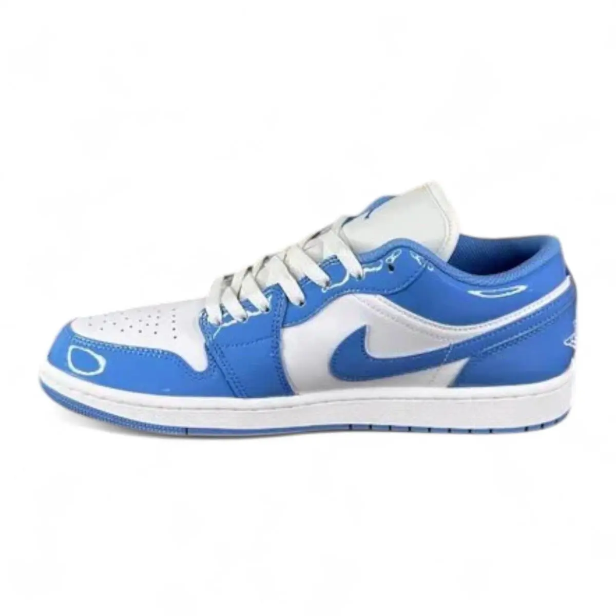Nike shoes - Air Jordan 1 Low SE - FZ2138-114 - Blue, Manufacturer: White/Legend Blue 8