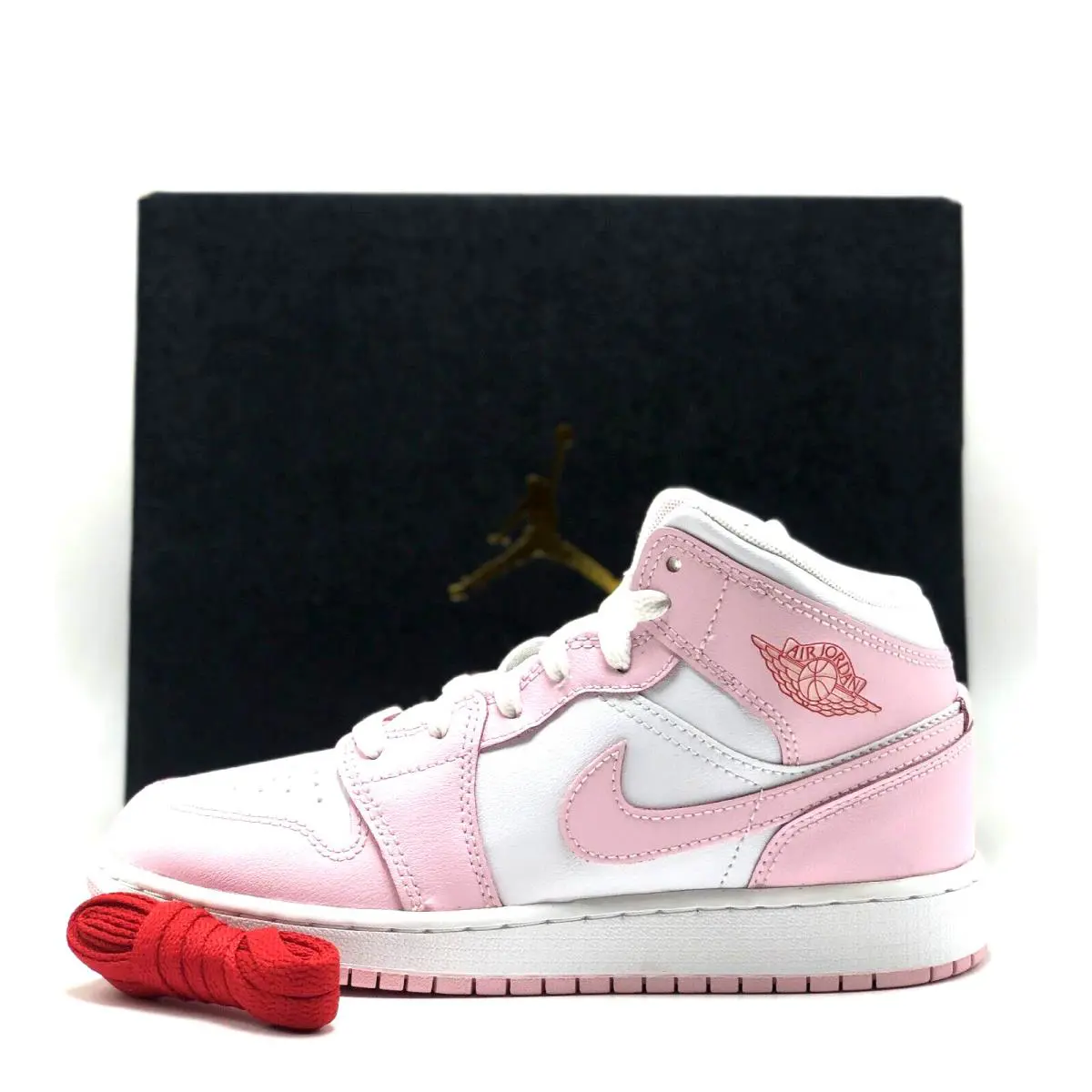 Nike shoes - Jordan Air 1 Mid GS - Pink 7