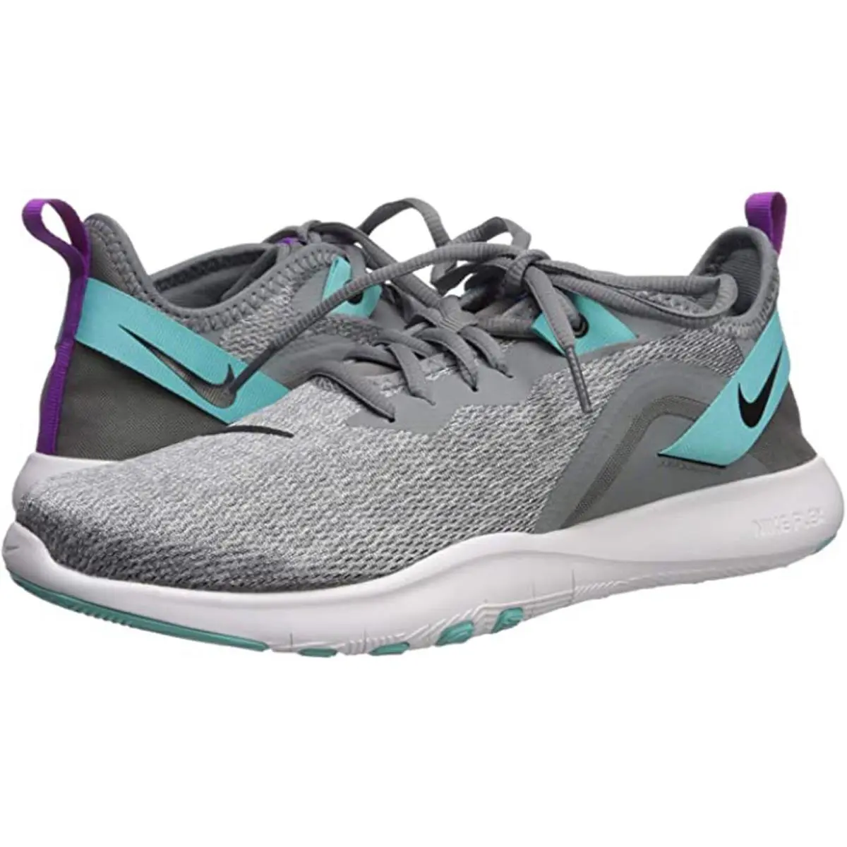 Nike shoes - WMNS Nike Flex Trainer 9 - Cool Grey/Black-Pure Platinum 5