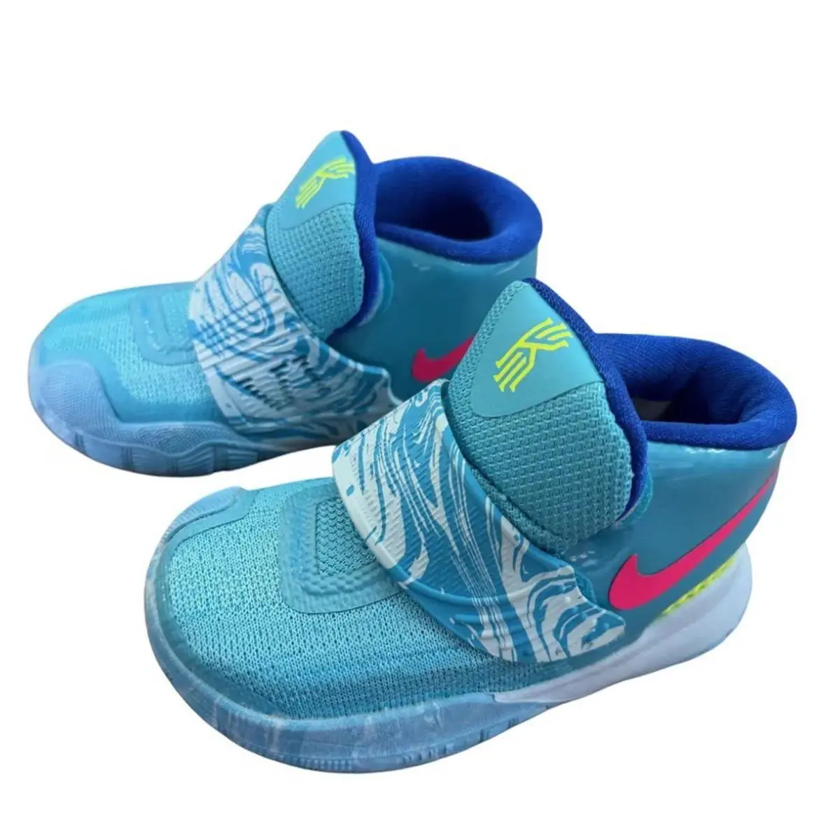 Nike Kyrie 6 Pool Tdv Toddler`s Sneaker - Baltic Blue/Hyper Pink