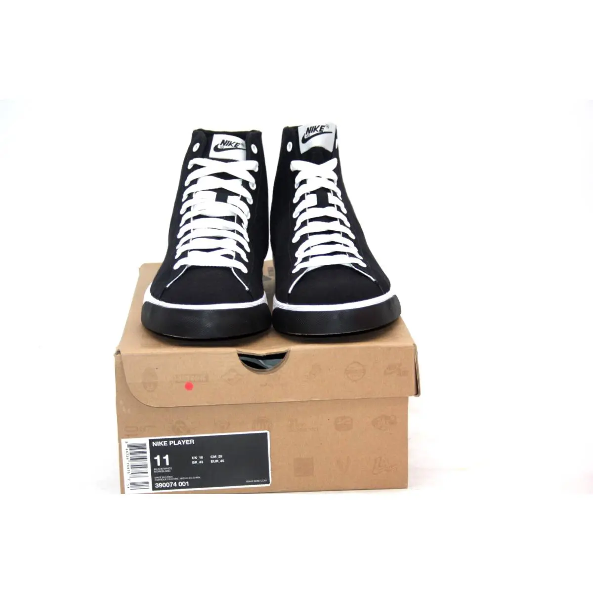 Nike shoes - NIKE PLAYER - PLAYER - 390074-001 - BLACK/WHITE 7