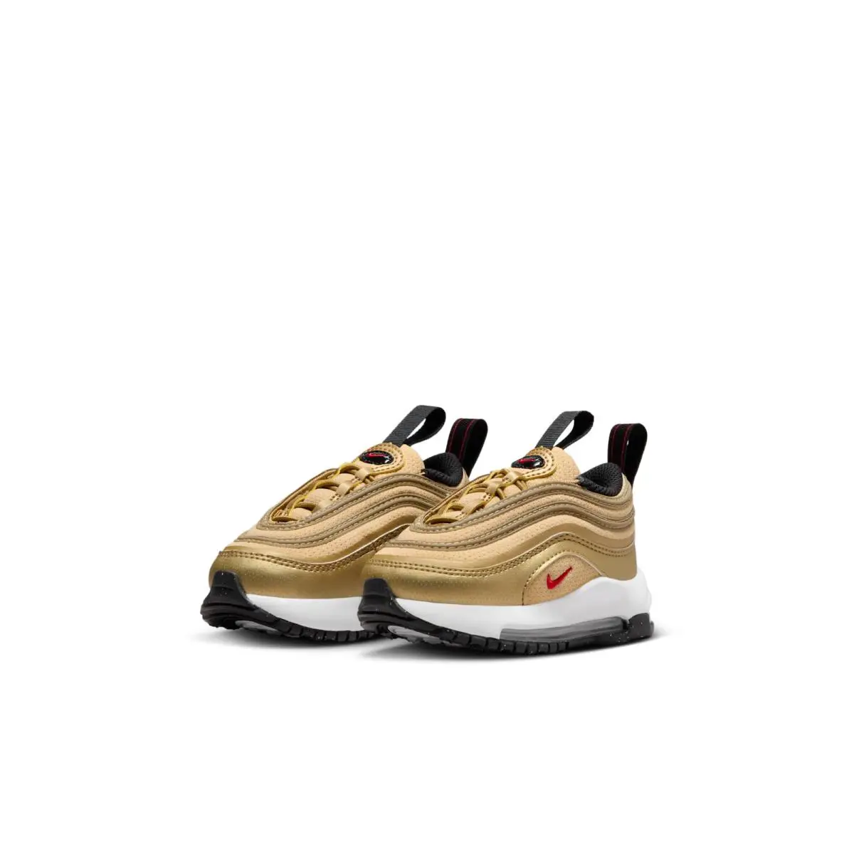 Nike shoes - Metallic Gold/University Red-Black-White 3