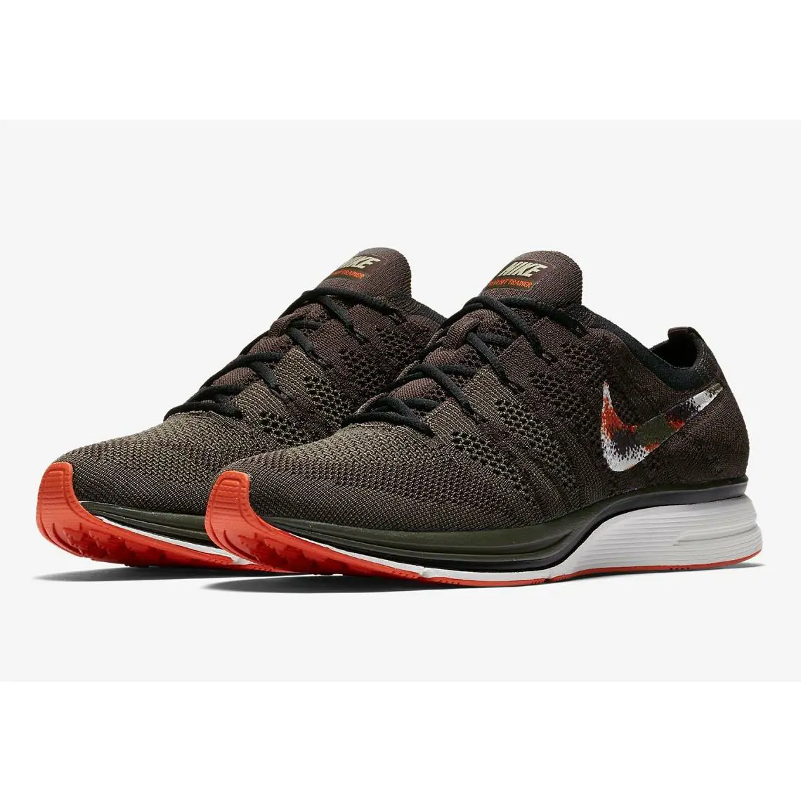 Nike shoes - Dark Green, Black, White 1
