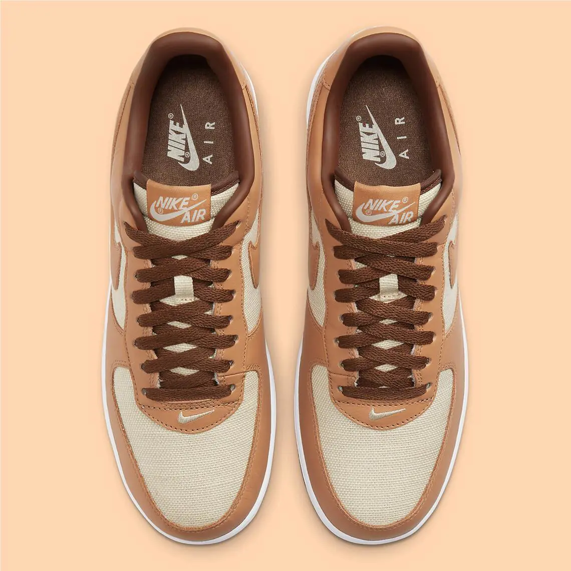Nike shoes - NikeAir Force 1 Low - Air Force Low - DJ6395-100 - Natural/Underbrush-Acorn 2