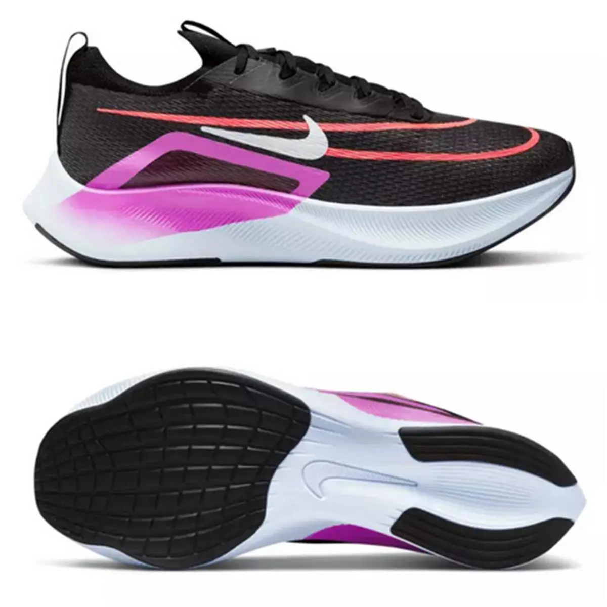 Nike shoes - Nike Zoom Fly - Zoom Fly - Medium - Black/Black-Anthracite, Manufacturer: BLACK/BLACK - ANTHRACICE 0