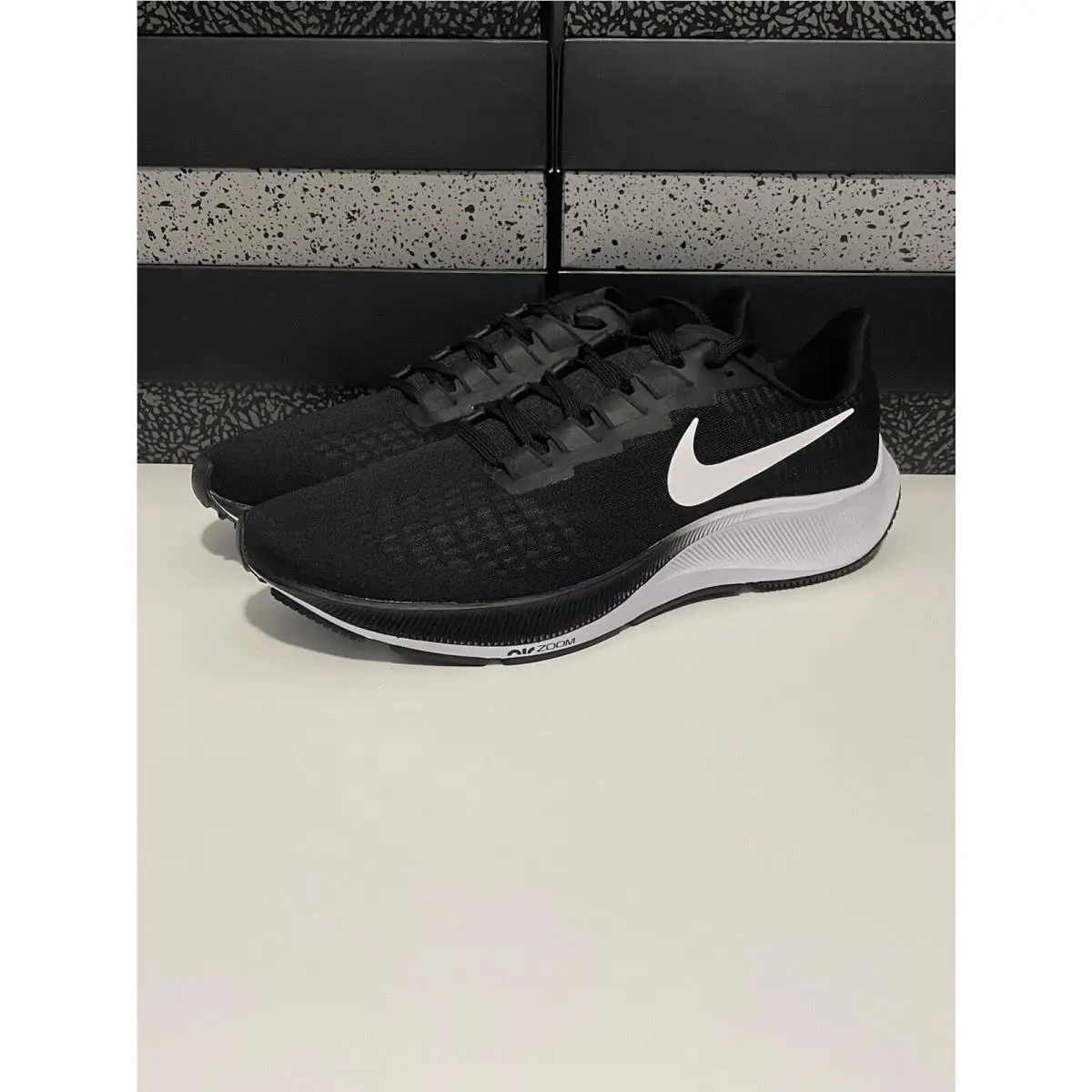 Nike shoes - Nike Air Zoom Pegasus 37 - BQ9646-002 - Black/White 7