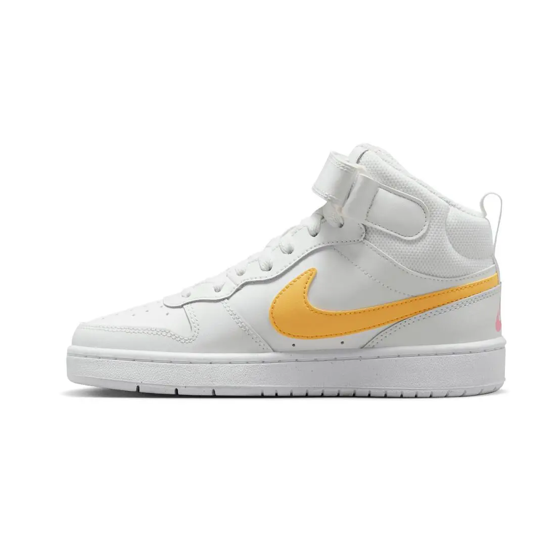 Nike shoes - Nike Court Borough - Court Borough - white & yellow pink 1