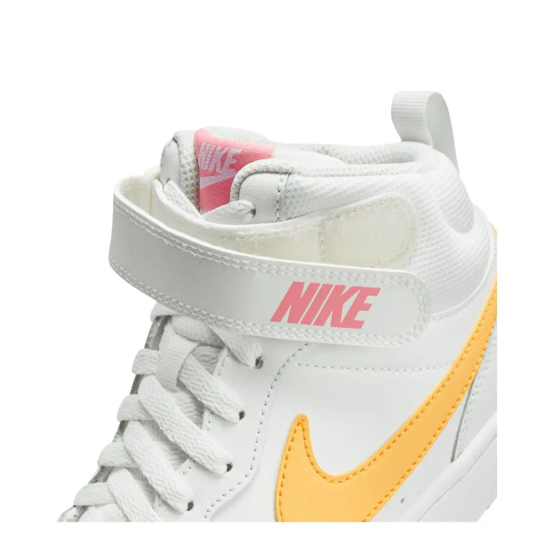 Nike shoes - Nike Court Borough - Court Borough - white & yellow pink 6