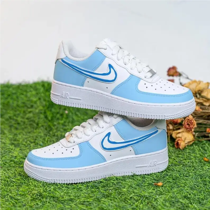 Nike shoes - Nike Air Force 1 - Air Force - CW2288-111 - White, Shoe Design: Blue 25