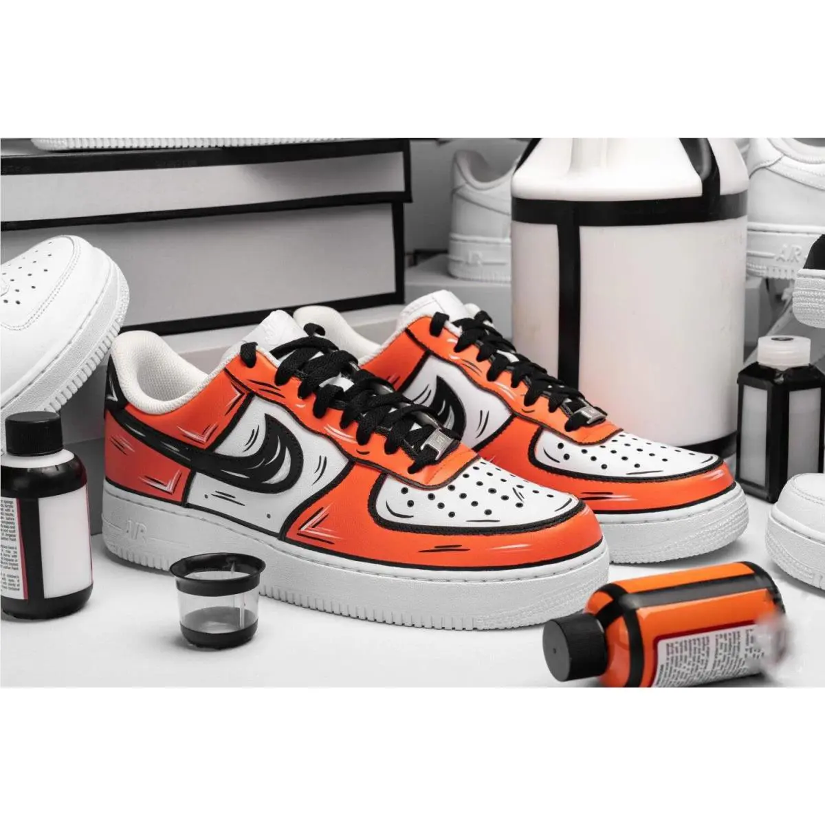 Nike shoes - Nike Air Force 1 - Air Force - CW2288-111 - Orange 23