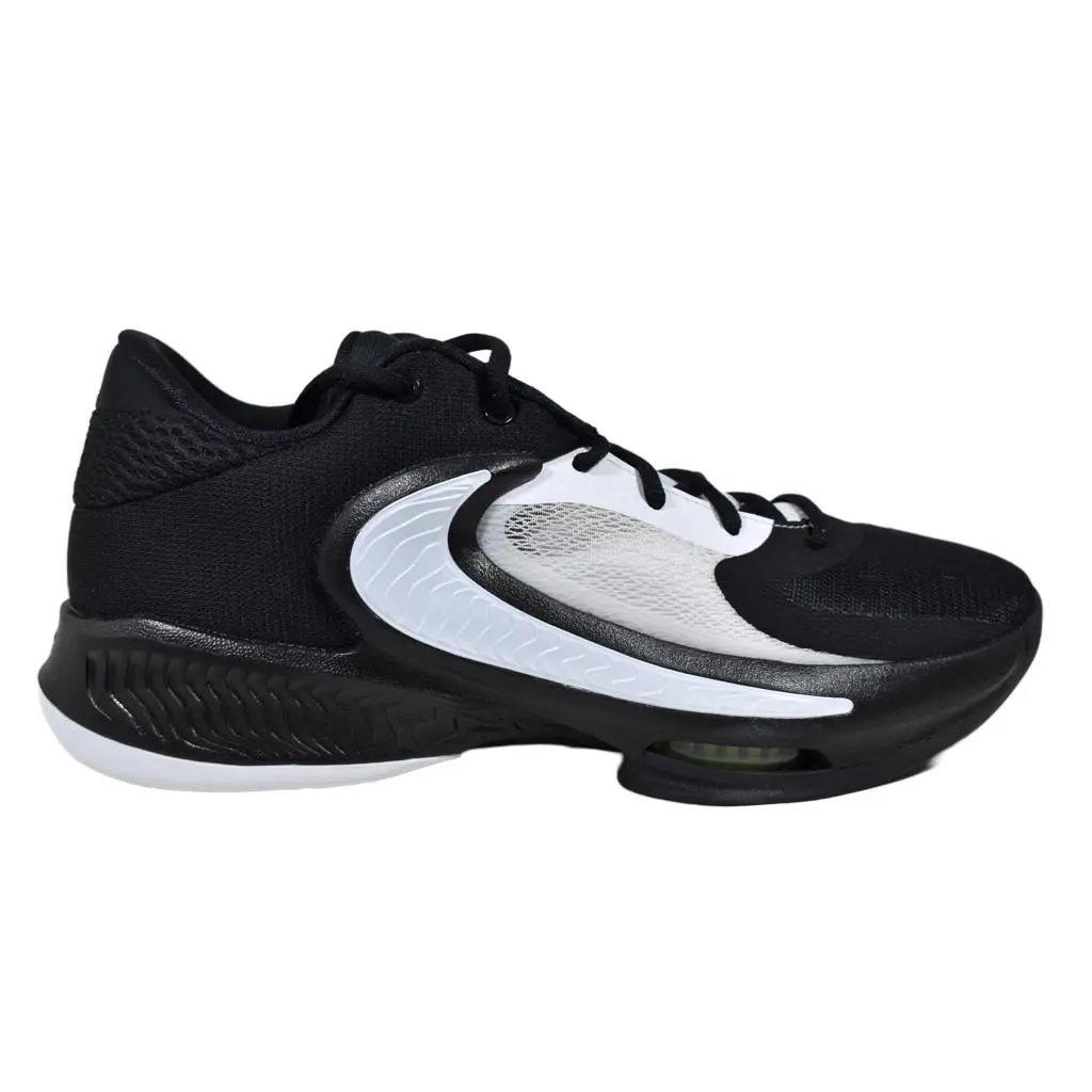 Nike Men`s Zoom Freak 4 TB `black White` DO9679-002 Giannis Antetokounmpo - Black/White