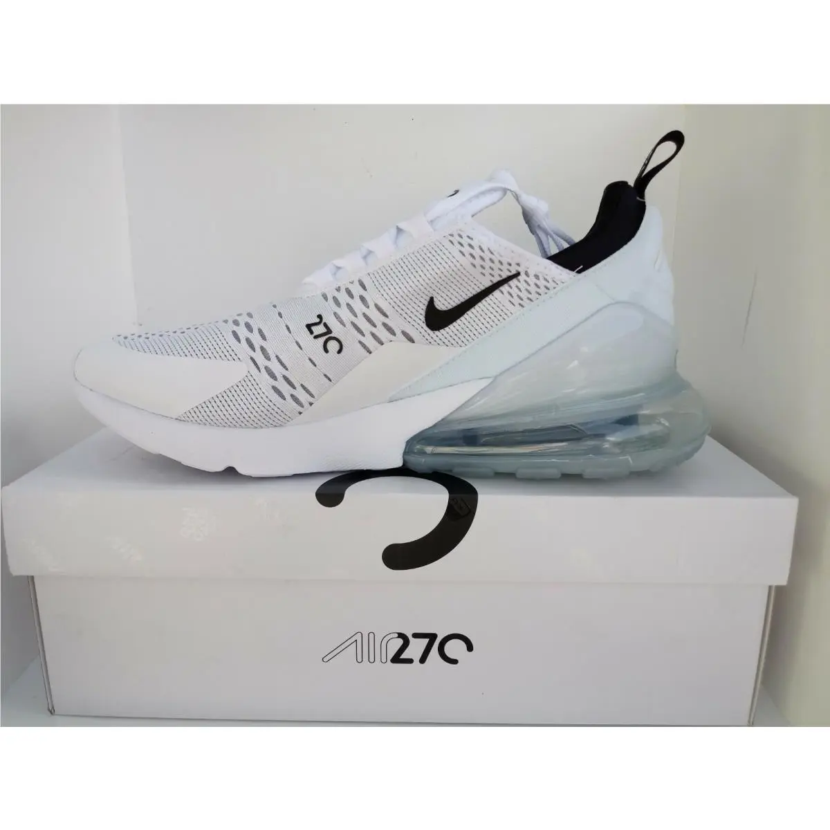 Nike shoes - Nike Air Max 270 - Air Max - AH8050-100 - White/BLACK-WHITE 7