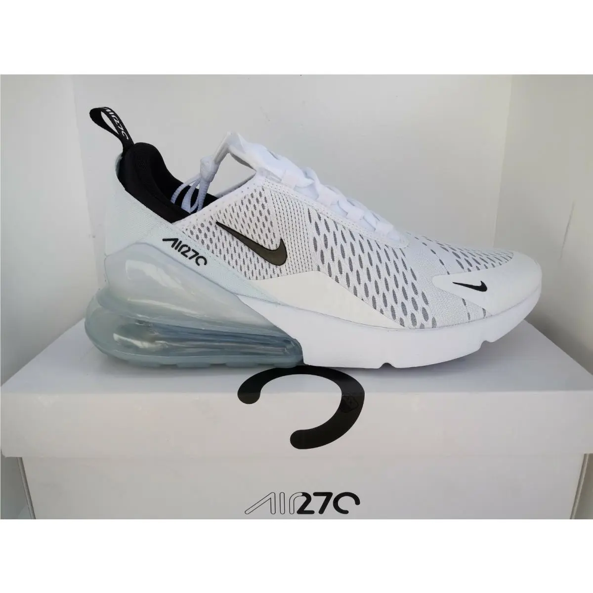 Nike shoes - Nike Air Max 270 - Air Max - AH8050-100 - White/BLACK-WHITE 8