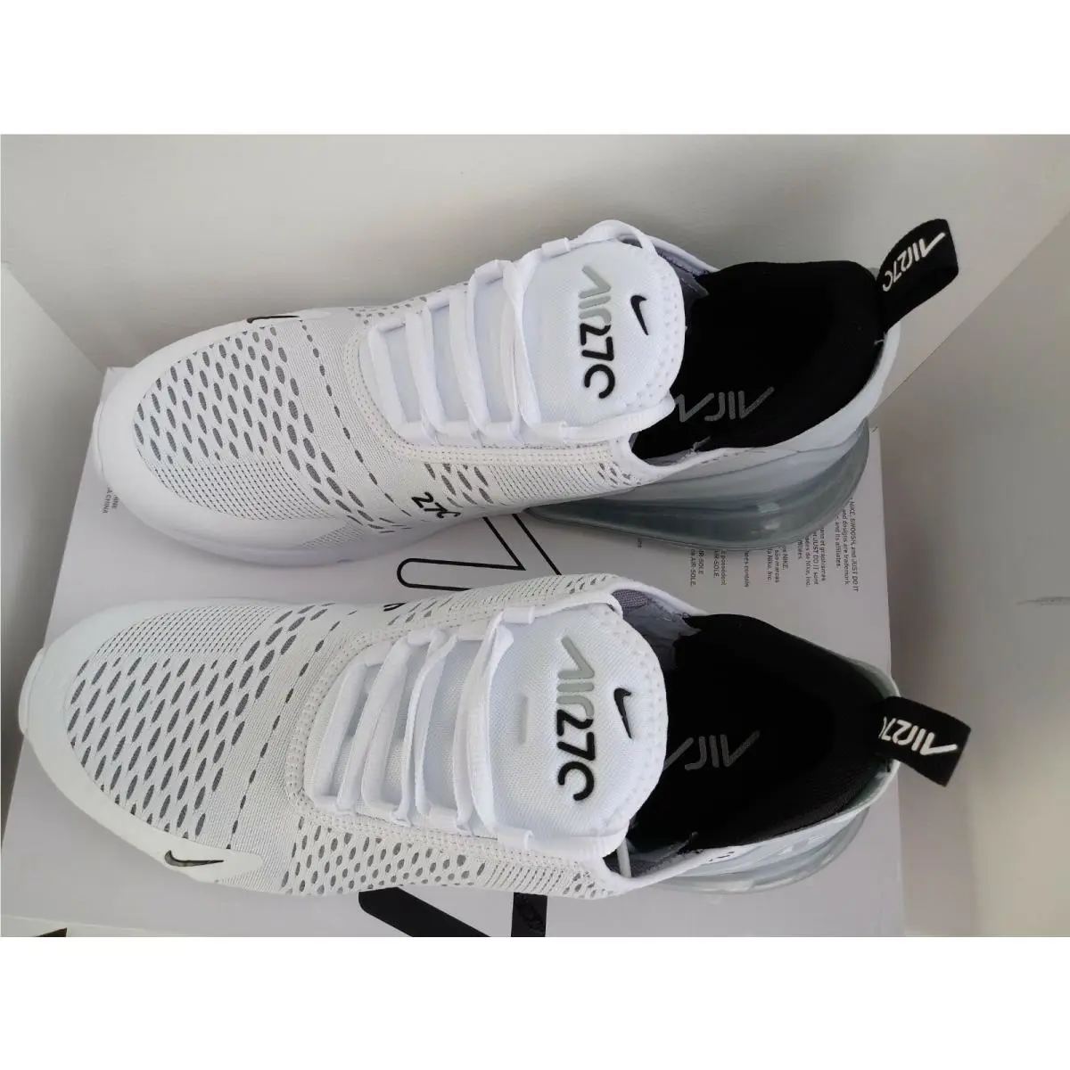 Nike shoes - Nike Air Max 270 - Air Max - AH8050-100 - White/BLACK-WHITE 10