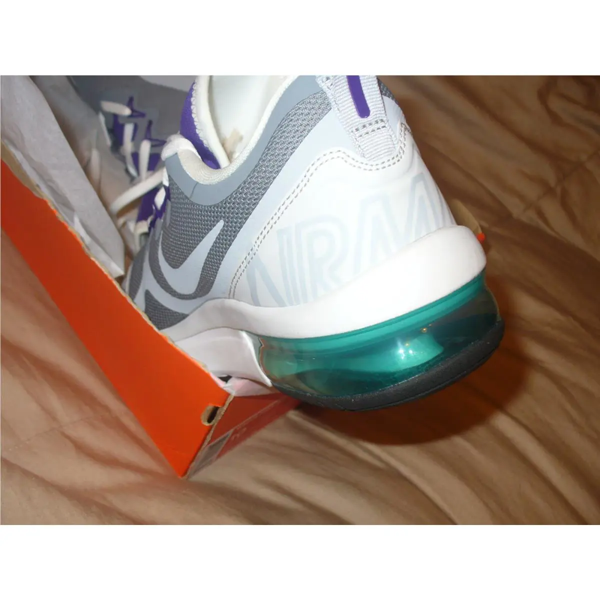 Nike shoes - Nike Air Max Fury - Air Max Fury - Gray-Teal- Purple- White 3