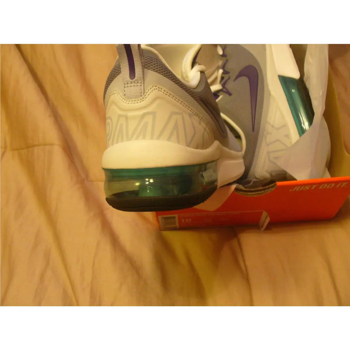 Nike shoes - Nike Air Max Fury - Air Max Fury - Gray-Teal- Purple- White 5