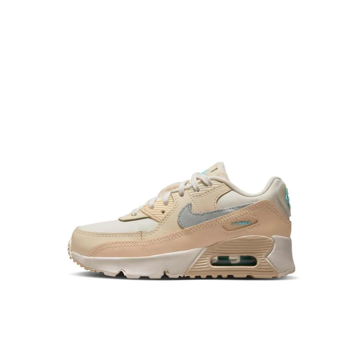 DZ5319-001 Preschool Nike Air Max 90 Leather `phantom Shimmer`