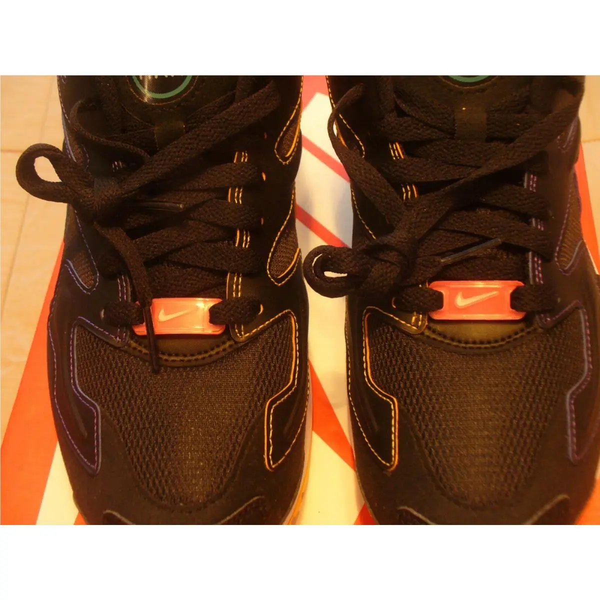 Nike shoes - Nike Air Max2 Lite - Air Lite - CK0739 001 - Black-Multi, Manufacturer: Black/White-Psychic Purple 11