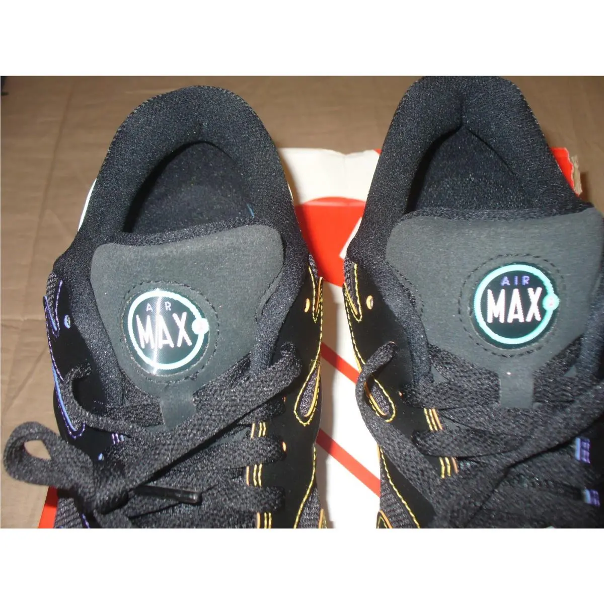 Nike shoes - Nike Air Max2 Lite - Air Lite - CK0739 001 - Black-Multi, Manufacturer: Black/White-Psychic Purple 12