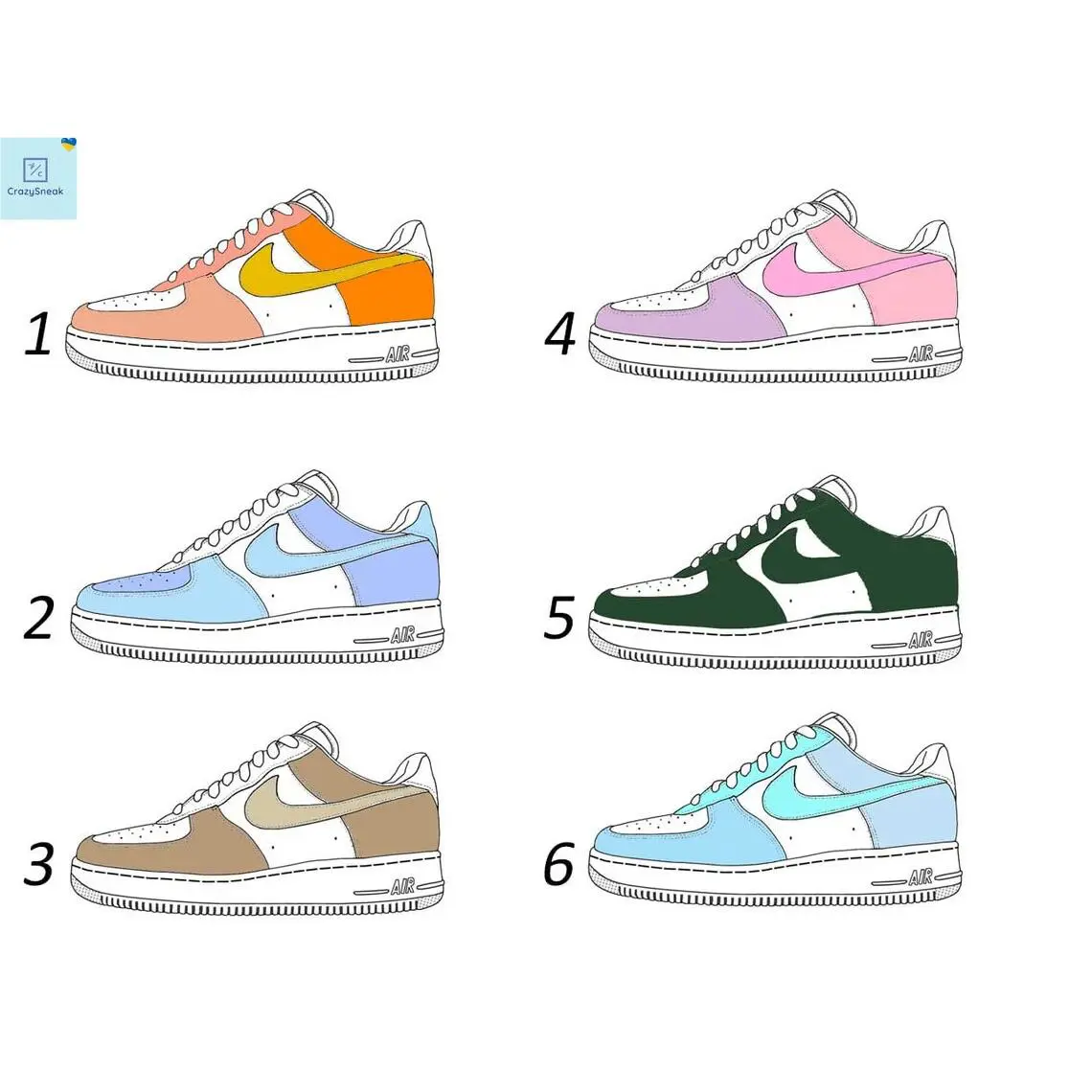 Nike shoes - Nike Air Force 1 - Air Force - CW2288-111 - White 6