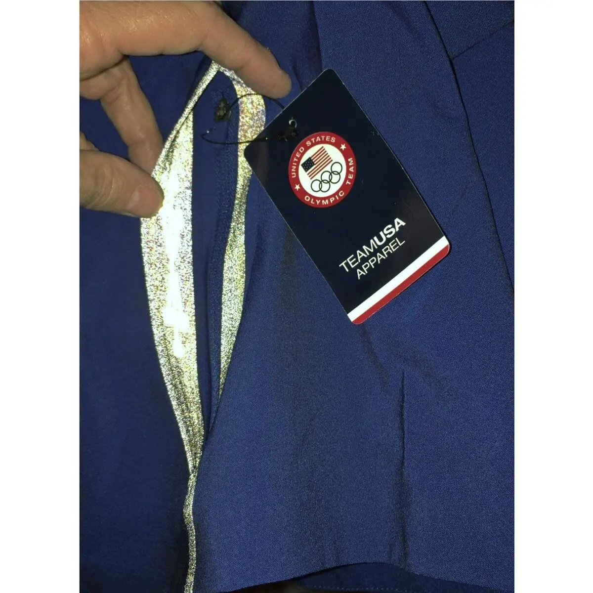 Nike clothing - NIKE USA Flex Team Olympic L/S Jacket - 807373 - Blue 7