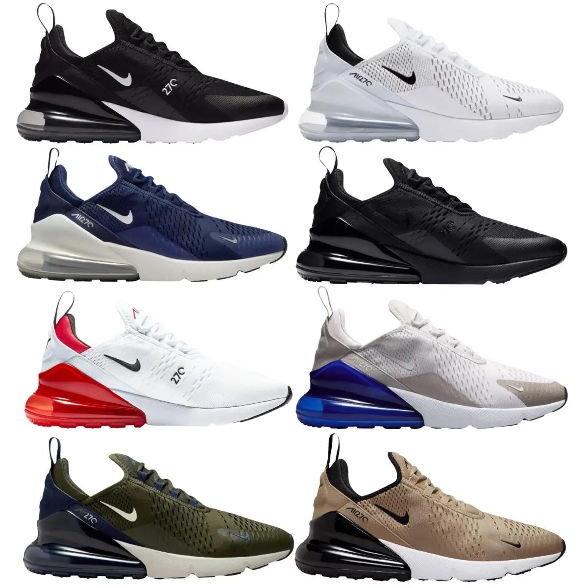 Nike shoes - Nike Air Max 270 - Air Max - White/White/Black 49