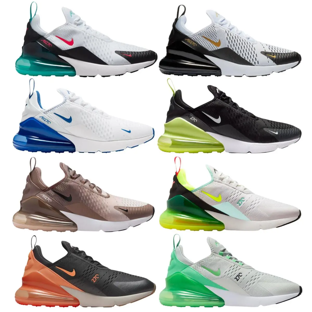 Nike shoes - Nike Air Max 270 - Air Max - White/White/Black 50