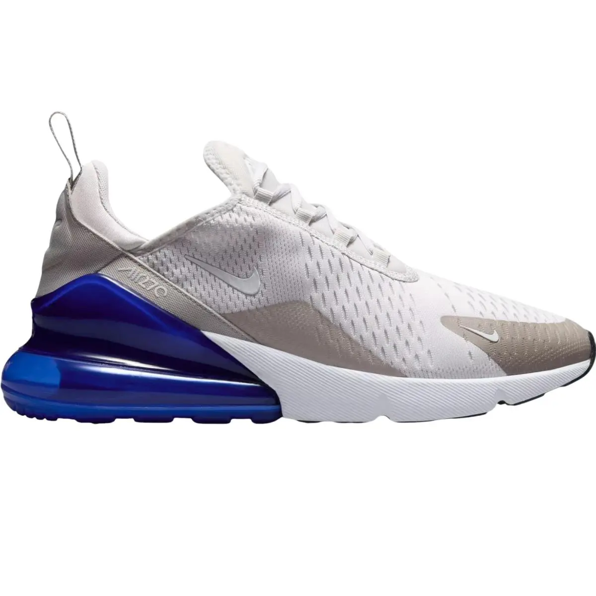 Air Max 270 Men Sneaker Shoe US Size 7-14 Colors Athletic Vast Grey/College Grey/Racer Blue/Summit White by Nike
