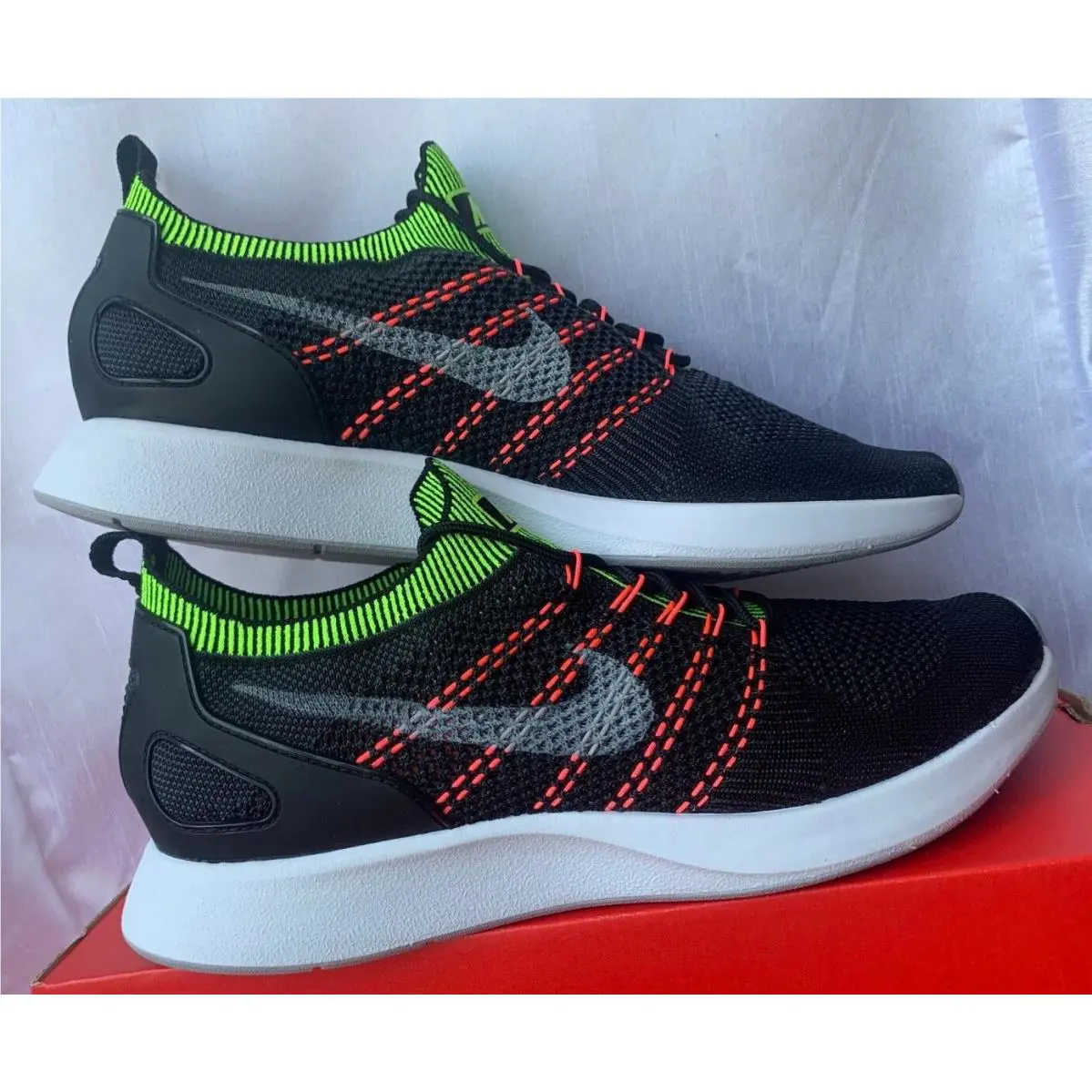 Nike shoes - Nike Air Zoom Mariah Flyknit Racer - 918264 016 - BLACK/WOLF FREY-ANTHRACITE, Manufacturer: 918264 016 0
