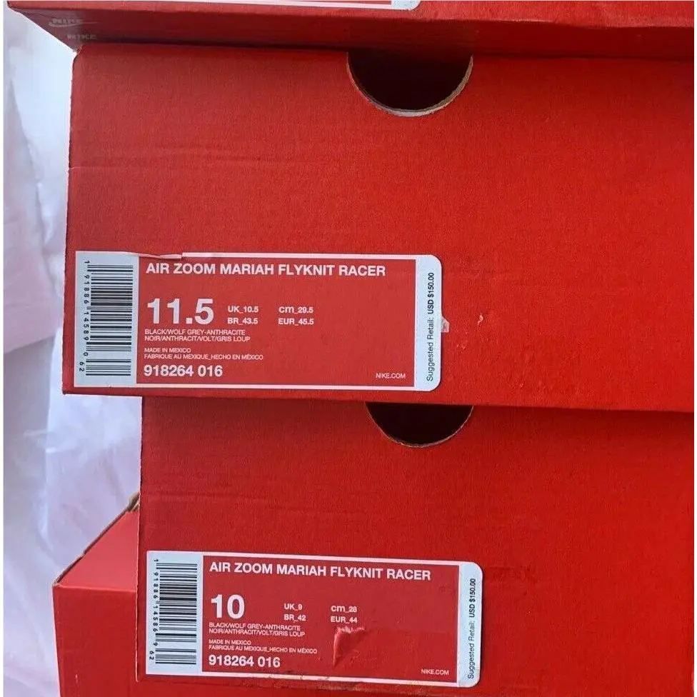 Nike shoes - Nike Air Zoom Mariah Flyknit Racer - 918264 016 - BLACK/WOLF FREY-ANTHRACITE, Manufacturer: 918264 016 5