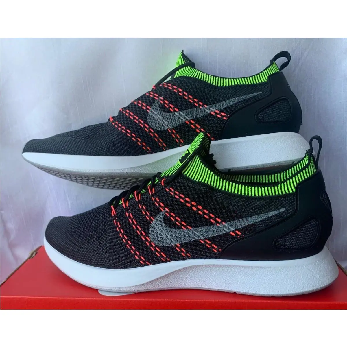 Nike shoes - Nike Air Zoom Mariah Flyknit Racer - 918264 016 - BLACK/WOLF FREY-ANTHRACITE, Manufacturer: 918264 016 11