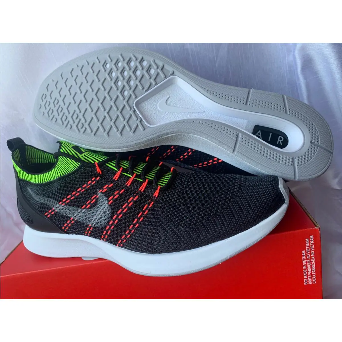 Nike shoes - Nike Air Zoom Mariah Flyknit Racer - 918264 016 - BLACK/WOLF FREY-ANTHRACITE, Manufacturer: 918264 016 16