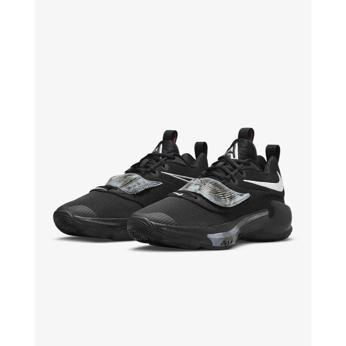 Nike shoes - Black, Metallic Silver 5