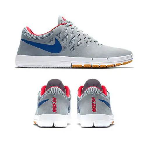 Nike 704936 046 Free SB Run Running Training Gym Shoes SZ 9 MENS/11 Wome - WOLF GREY GYM ROYAL VARSTY TED