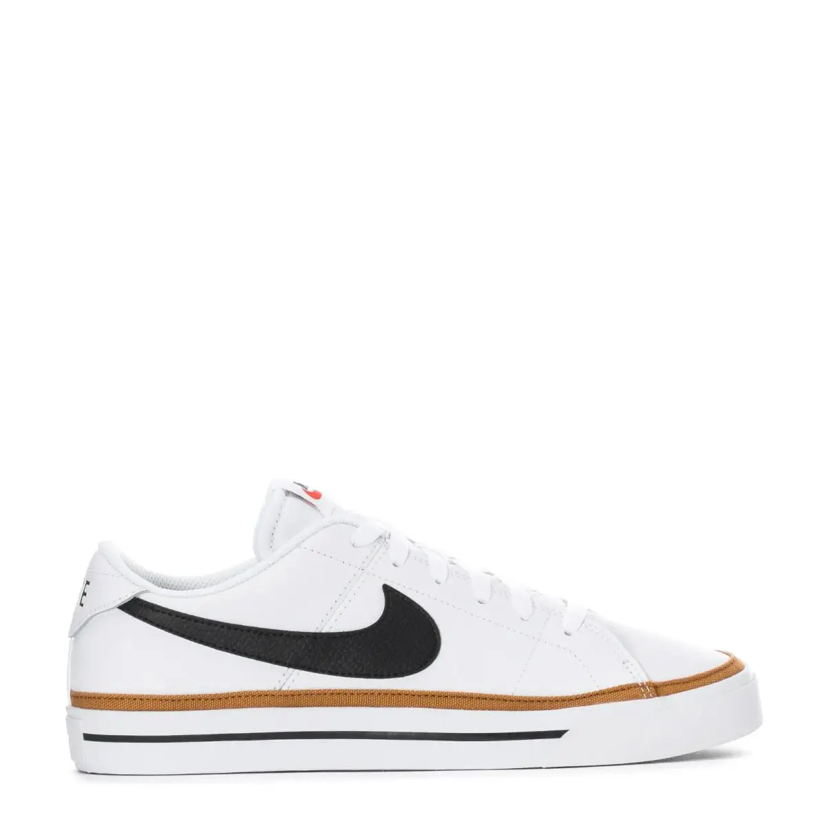 Mens Nike Court Legacy White/black/desert Ochre DH3162-100 Shoes - White